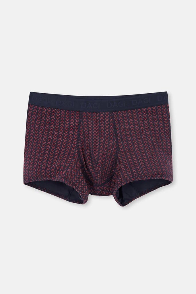 Dagi Red-Navy Blue 3-Pack Micro Modal Boxer Shorts 2