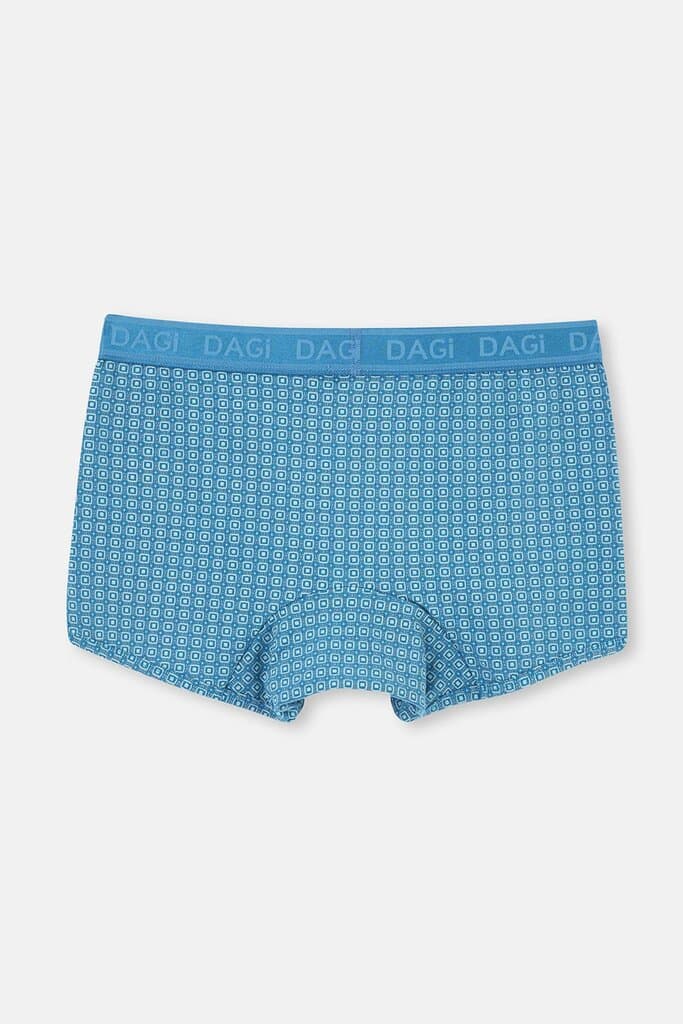 Dagi Blue-Green 3-Pack Micro Modal Boxer Shorts 3