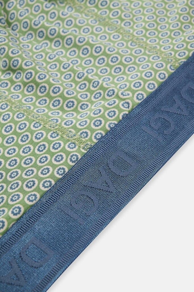 Dagi Blue-Green 3-Pack Micro Modal Boxer Shorts 4