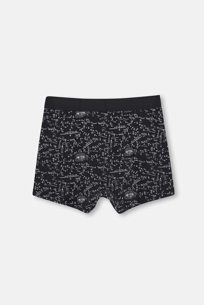 Dagi Black Single Cotton Boxer Shorts 2
