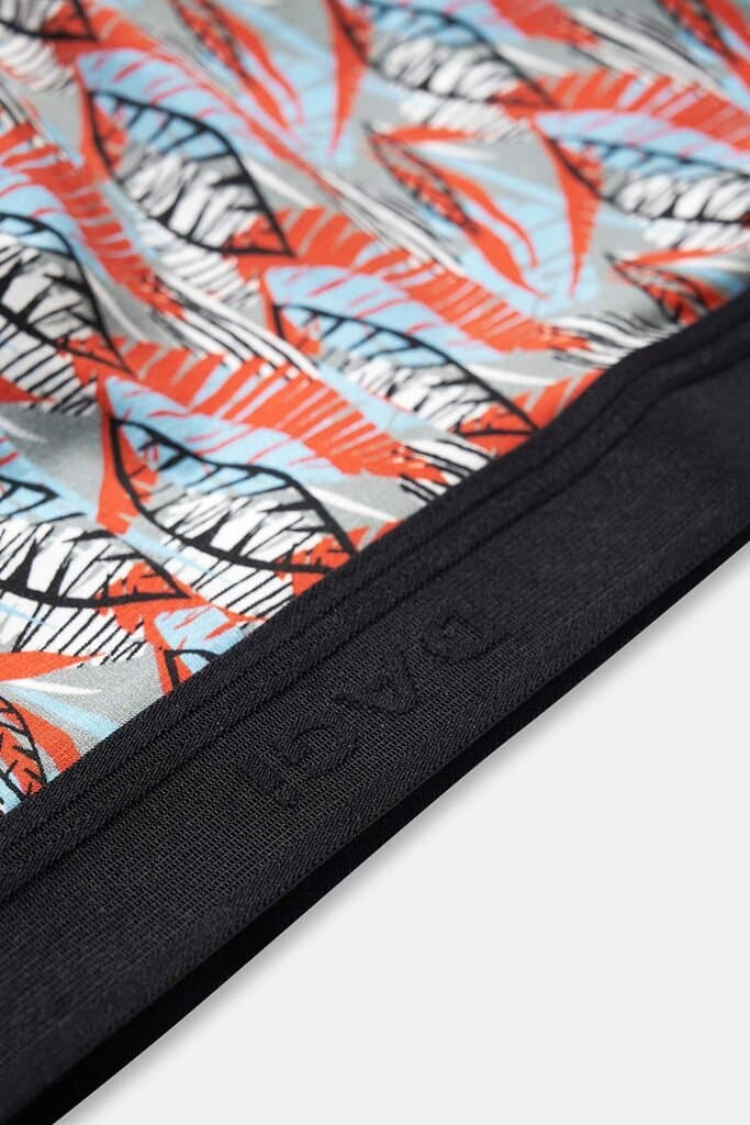 Dagi Grey Melange - Coral Compact Pattern Boxer Shorts 3