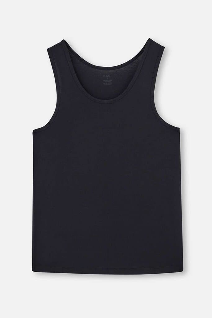 Dagi 2-Pack Black Micro Modal Undershirts 3