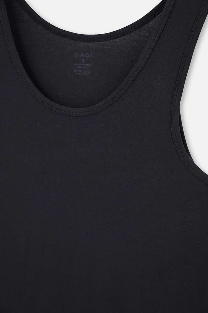 Dagi 2-Pack Black Micro Modal Undershirts 4