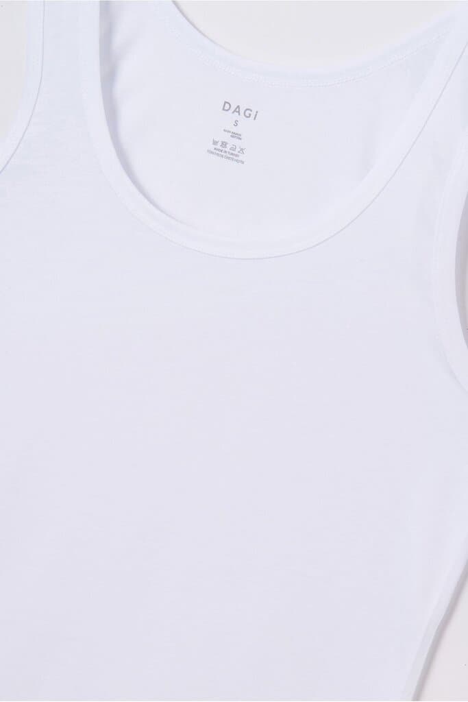 Dagi Men's 2-Pack White Crew Neck Pima Cotton Undershirts 3