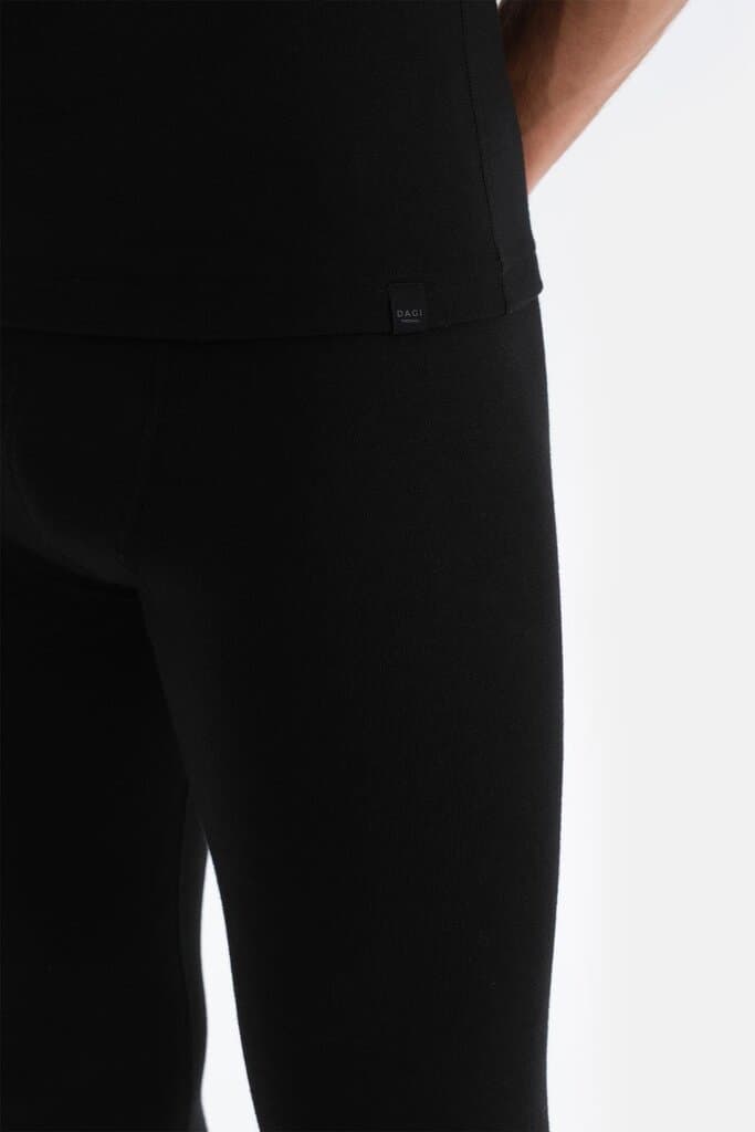 Dagi Men's Black Crew Neck Short Sleeve Thermal Undershirt 6