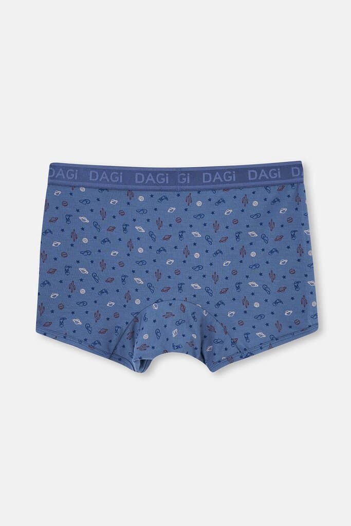 Dagi Blue 2-Pack Micro Modal Boxer Shorts 3