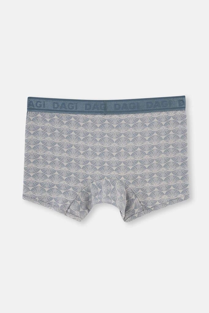 Dagi Gray Micro Modal Patterned Boxer Shorts 2