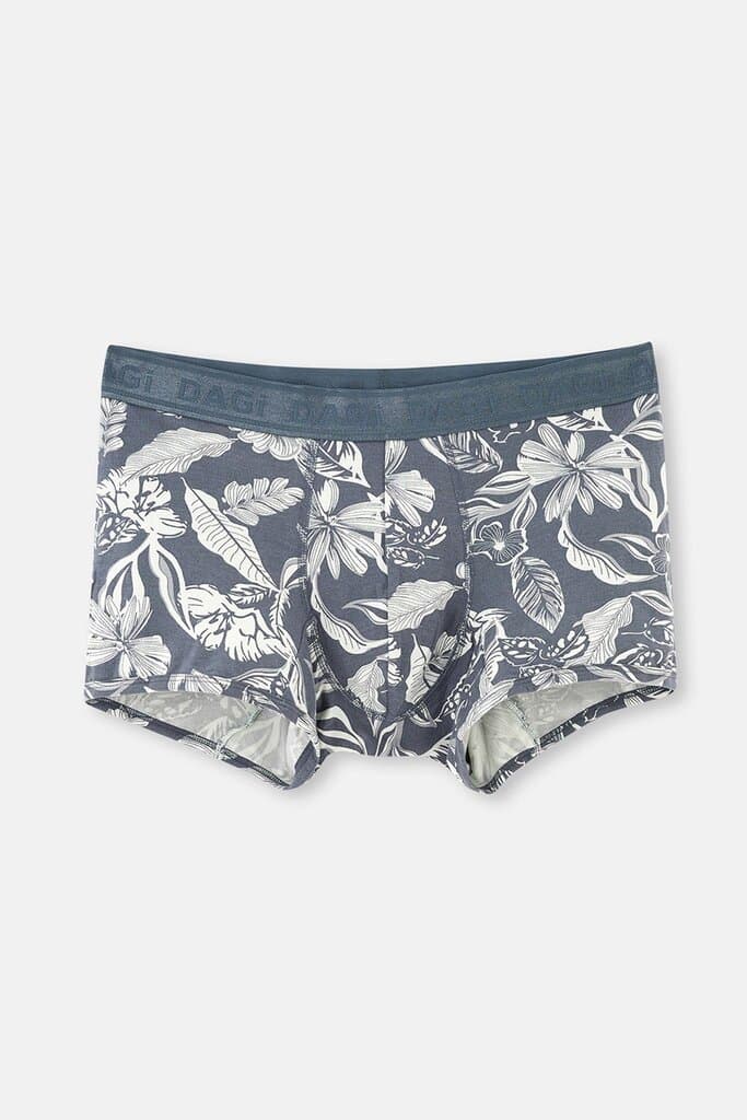 Dagi 2-Pack Gray Micro Modal Patterned Boxer Shorts 3