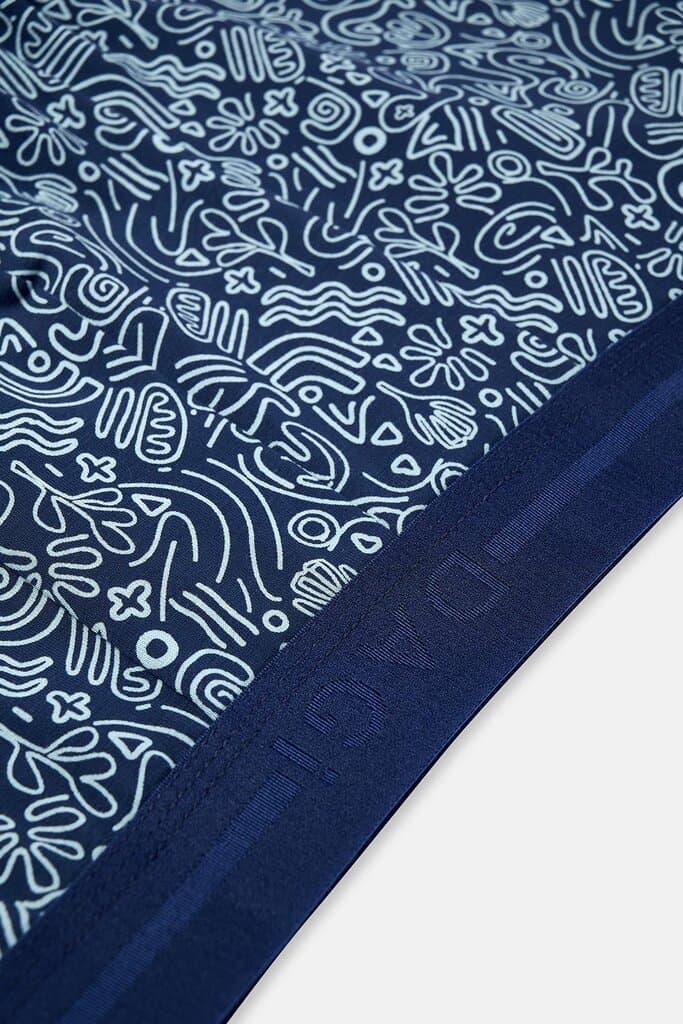 Dagi Navy Blue Cotton Patterned Boxer Shorts (2-Pack) 5