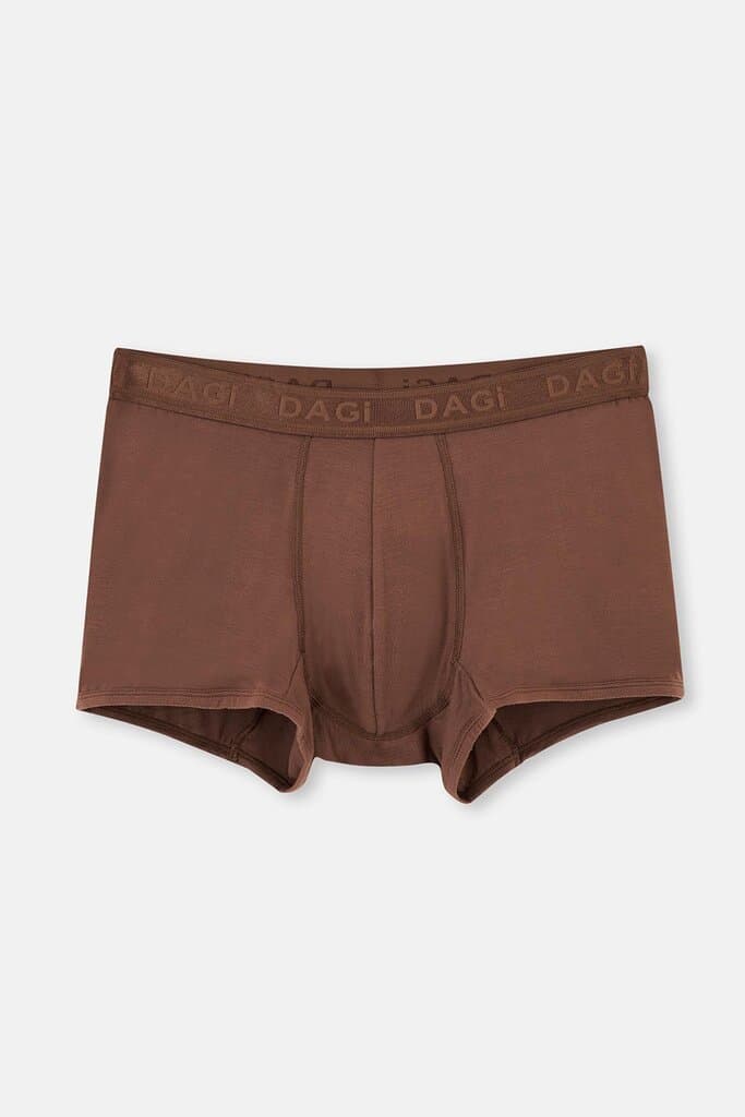 Dagi Brown Micro Modal Patterned 3-Pack Boxer Shorts 3
