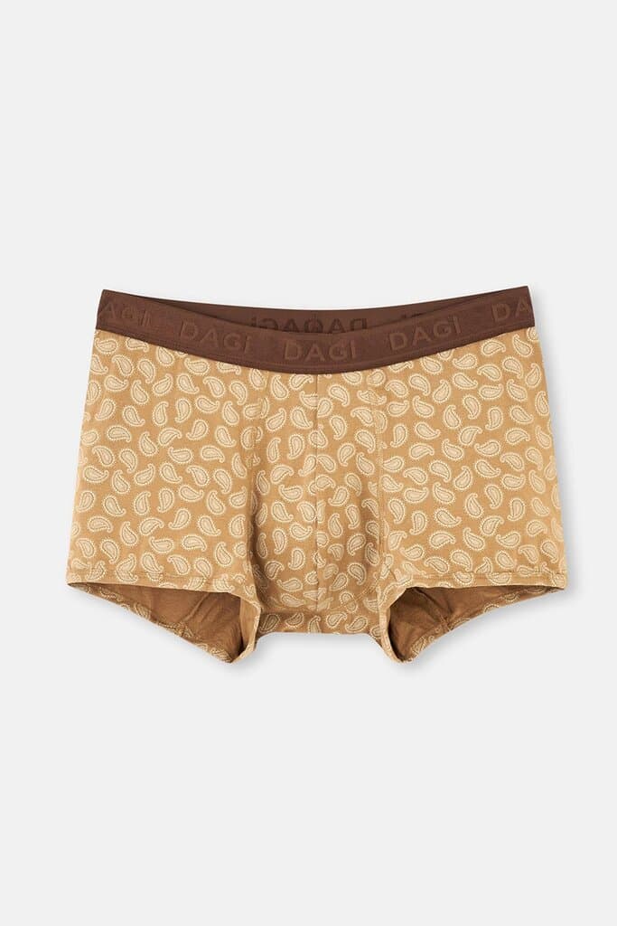 Dagi Brown Micro Modal Patterned 3-Pack Boxer Shorts 4