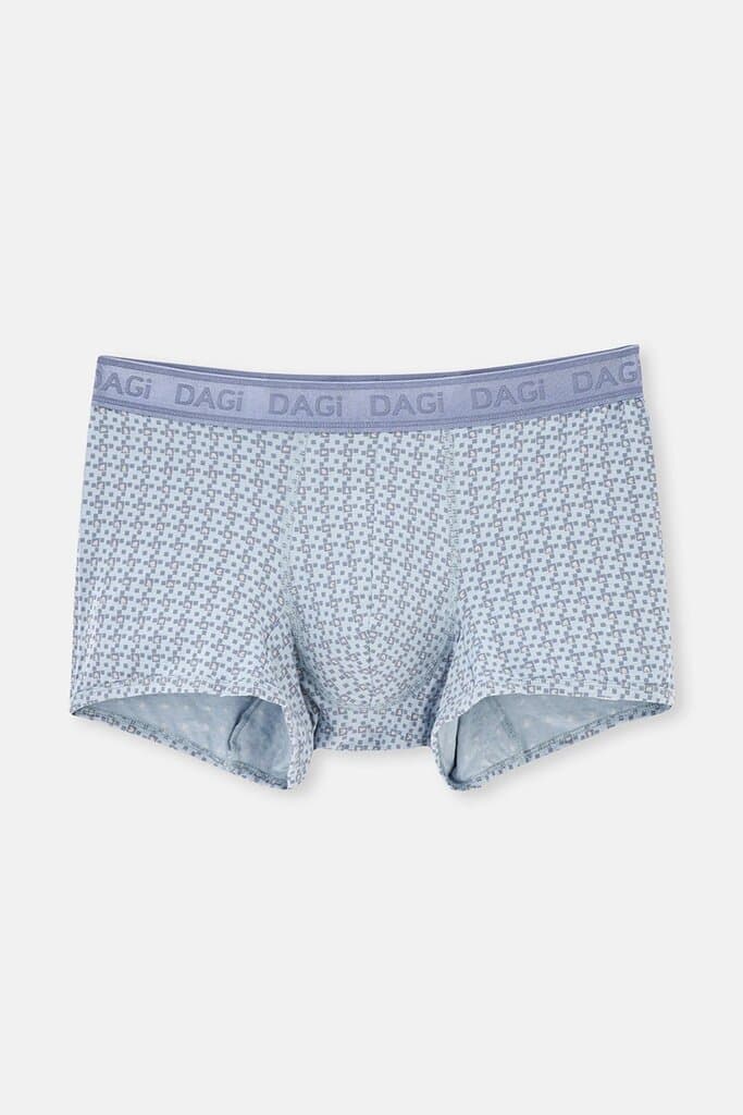 Dagi Light Gray-Gray 3-Pack Patterned Micro Modal Boxer Shorts 2