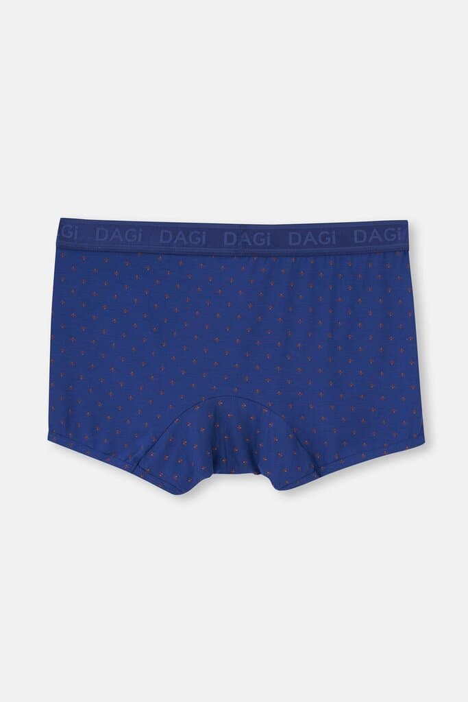 Dagi Tile-Navy Blue 2-Pack Micro Modal Boxer Shorts 3