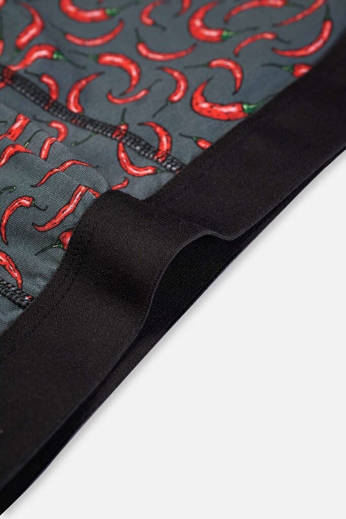 Dagi Cotton Boxer Shorts with Black Pepper Pattern 3