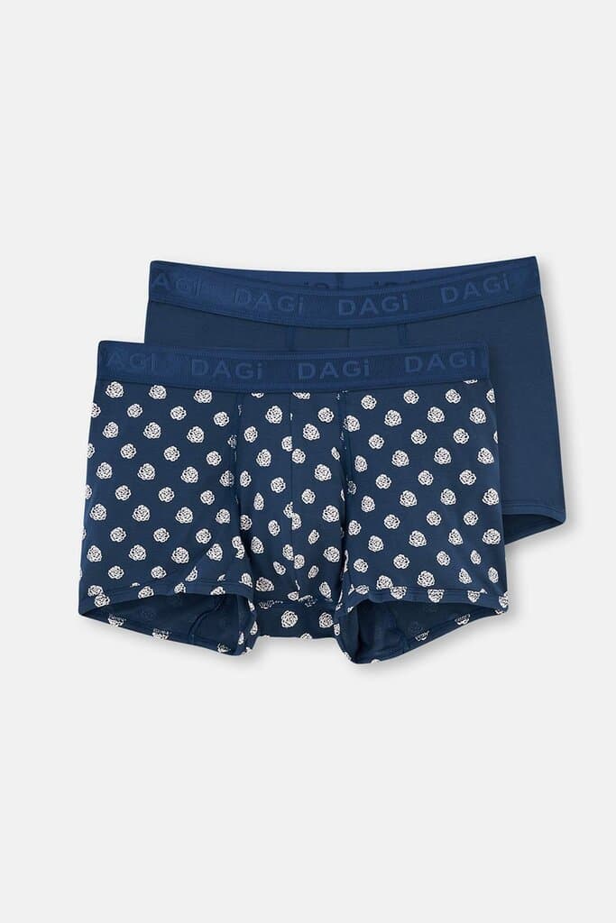 Dagi Navy Blue Modal 2-Pack Boxer Shorts