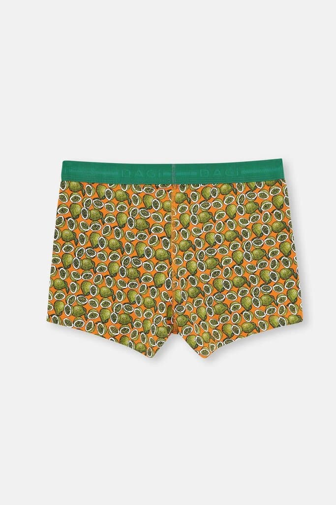 Dagi Orange D-Men Cotton Patterned 2-Pack Boxer Shorts 3