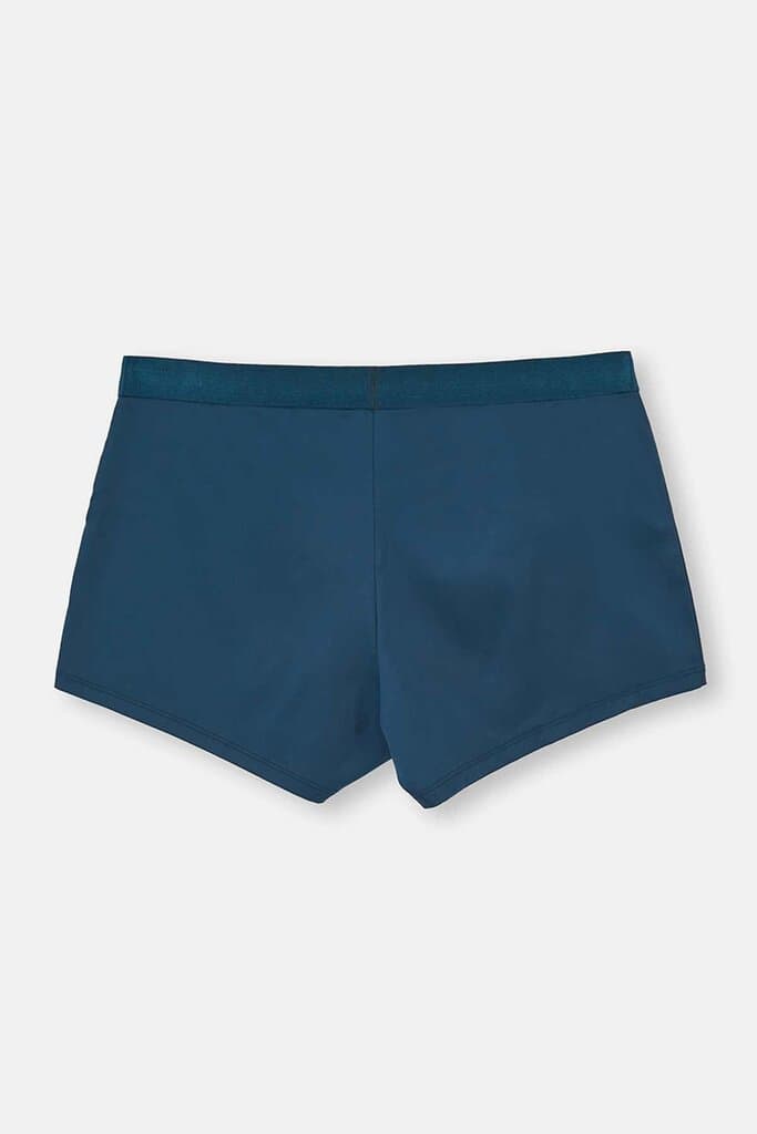 Dagi Satin Boxer Shorts with Petrol Jacquard Elastic 2