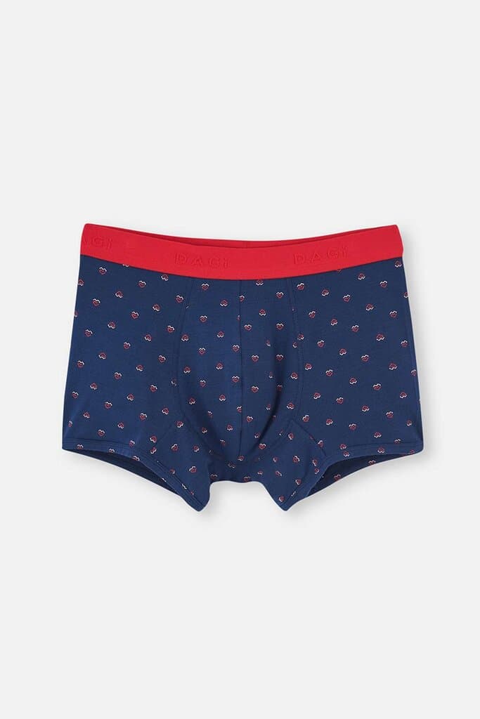 Dagi Red - Navy Blue Modal Boxer Shorts (2-Pack) 2