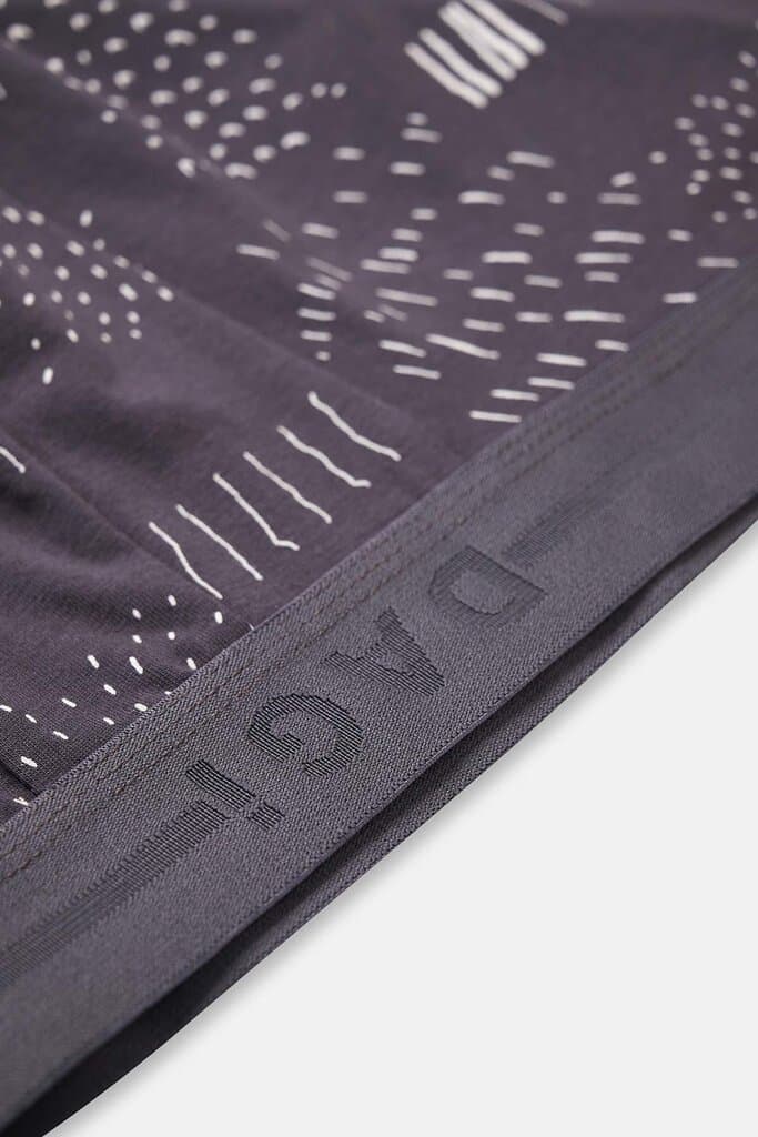 Dagi Anthracite Patterned Boxer Shorts 3