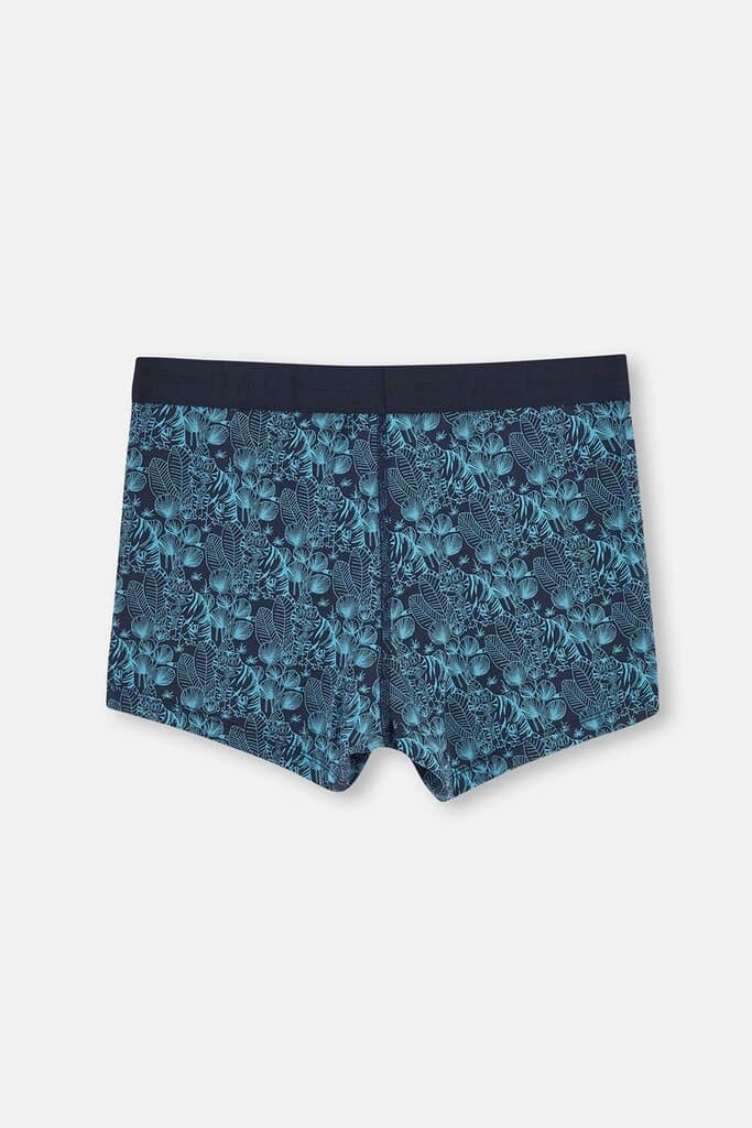 Dagi Navy Blue Patterned Boxer Shorts 2