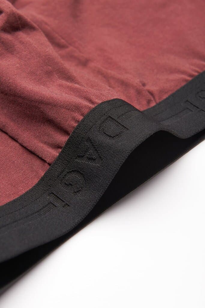 Dagi Burgundy D-Men Compact Cotton Boxer Shorts 3