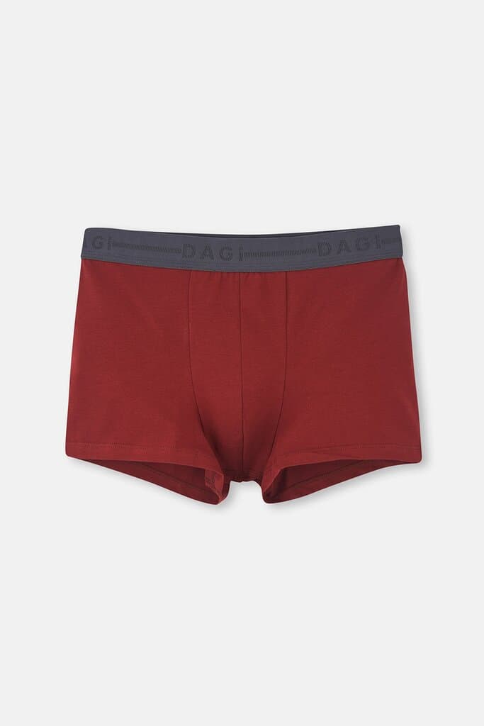Dagi Tile Red D-Men Compact Cotton Sports Boxer Shorts