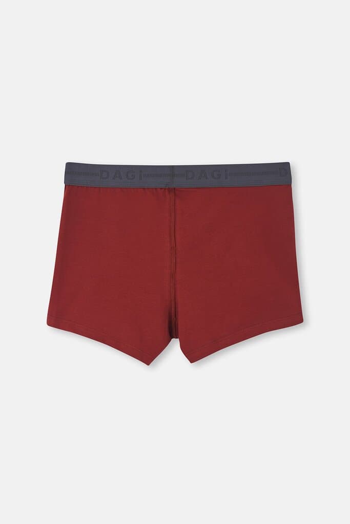 Dagi Tile Red D-Men Compact Cotton Sports Boxer Shorts 2