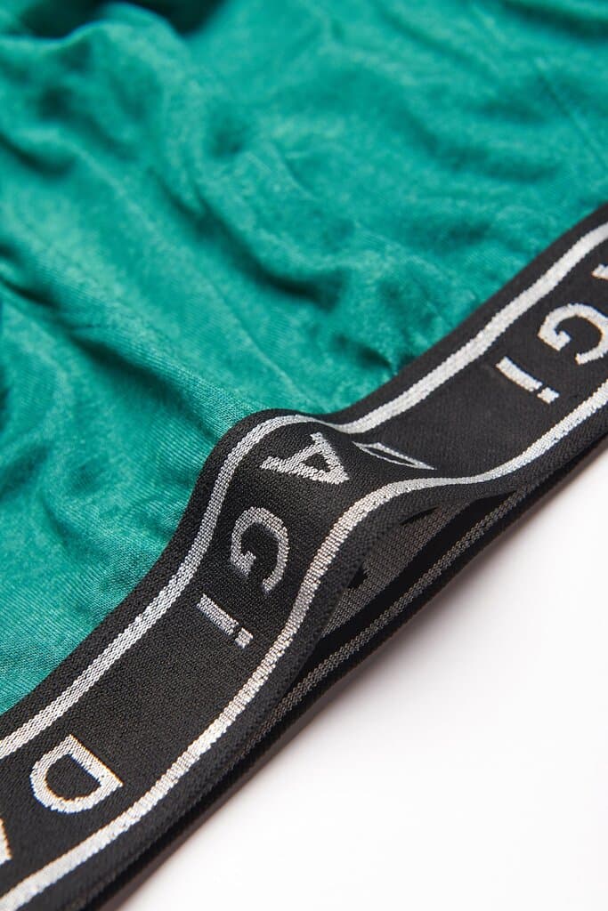 Dagi Men's Green D-Men Saks Micro Modal Boxer Shorts 3