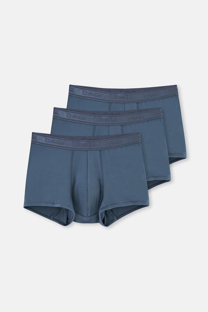 Dagi Indigo Basic MicroModal 3-Pack Boxer Shorts