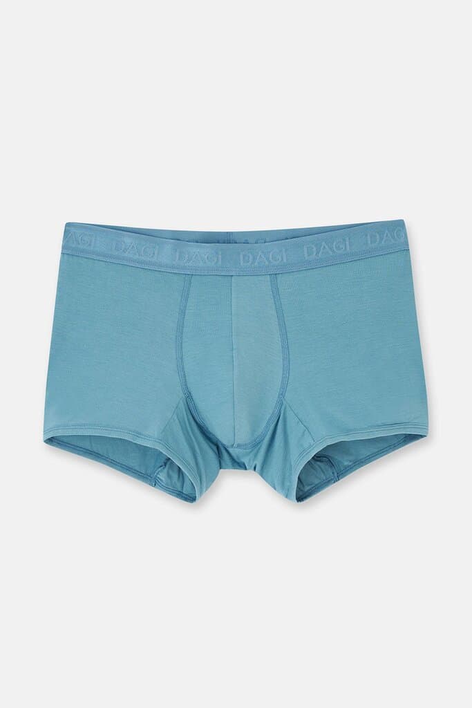 Dagi Light Blue-Navy Blue 4210 3-Pack Patterned Micro Modal Boxer Shorts 2