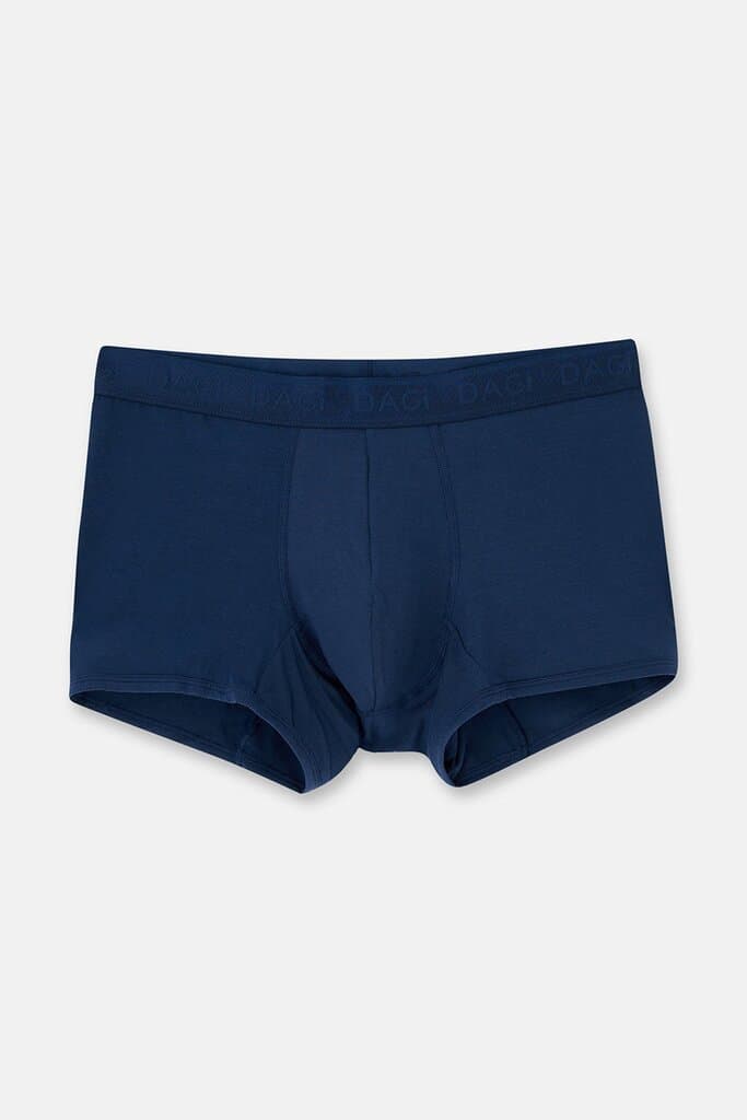 Dagi Light Blue-Navy Blue 4210 3-Pack Patterned Micro Modal Boxer Shorts 3