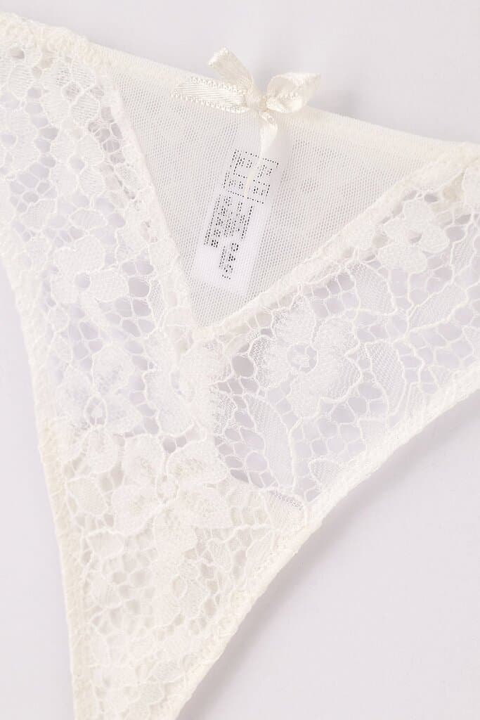 Dagi White Bride Collection Thong 3