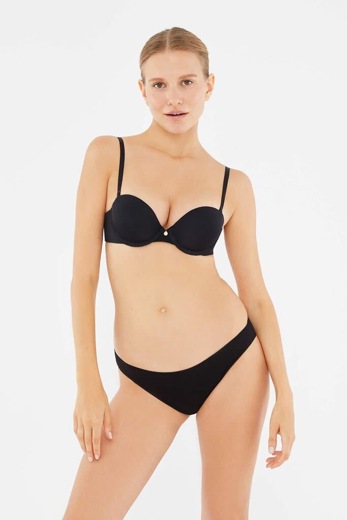 Dagi Women's 3-Pack Low-Rise Seamless Black Briefs 5