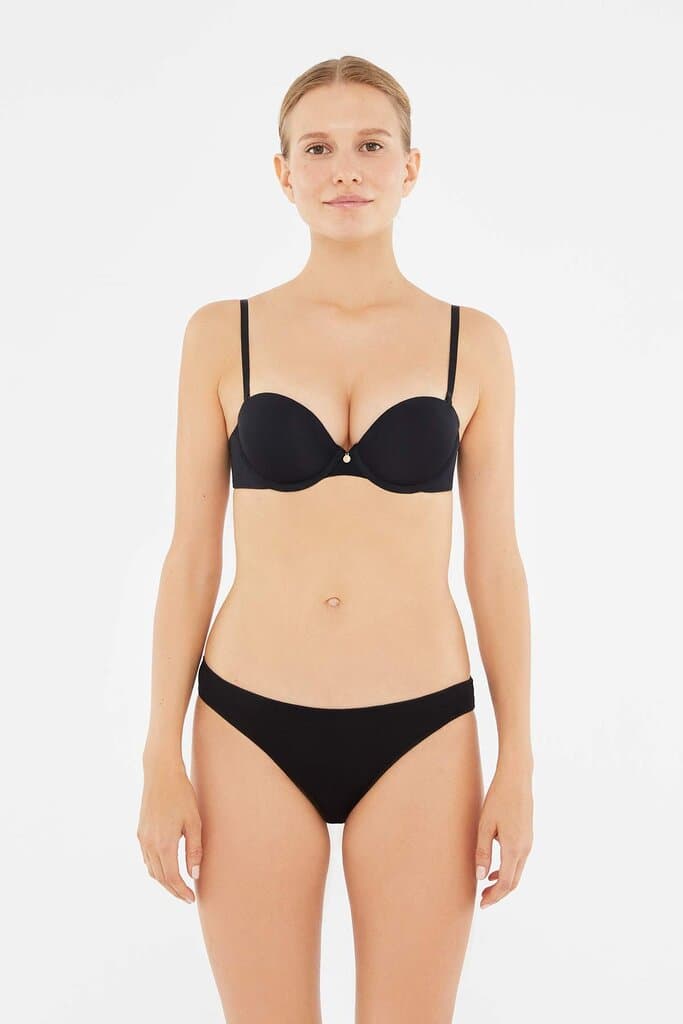 Dagi Women's 3-Pack Low-Rise Seamless Black Briefs 6