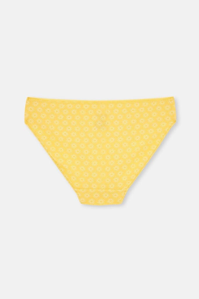 Dagi Women's 3-Pack Multicolor Sunflower Print Briefs 5