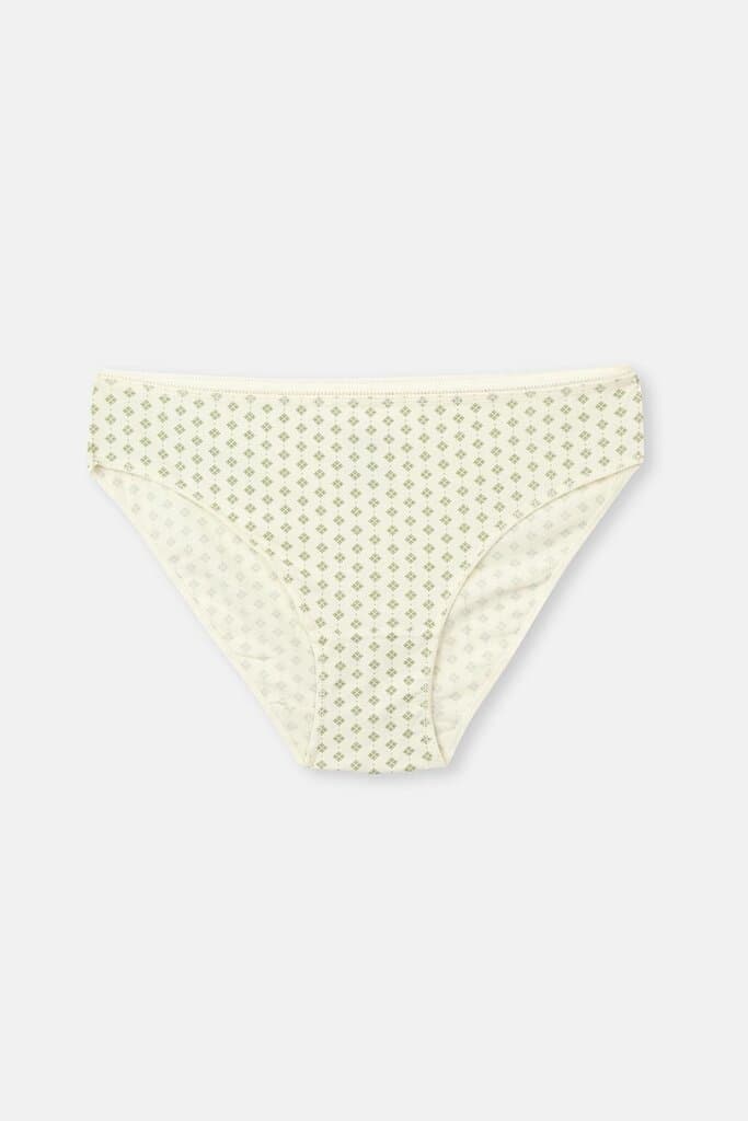 Dagi Women's 3-Pack Salmon-Green Patterned Briefs 2