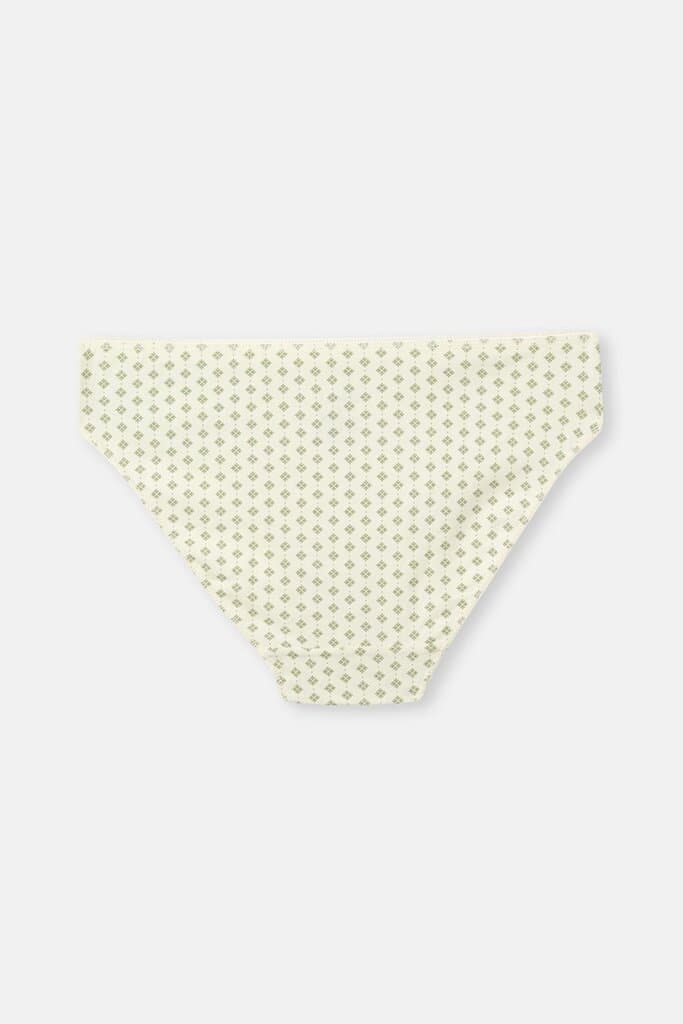 Dagi Women's 3-Pack Salmon-Green Patterned Briefs 4