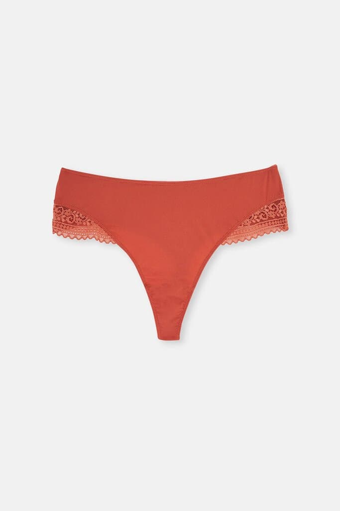 Dagi Coral High-Waisted Thong