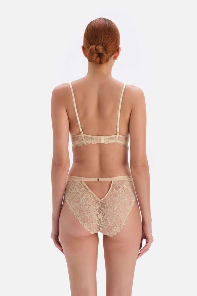 Dagi Beige Lace Detail Bralette 2