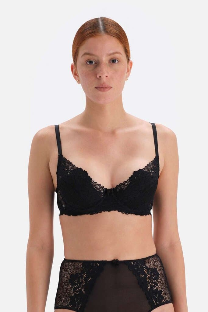 Dagi Black Half-Padded Underwire Bra