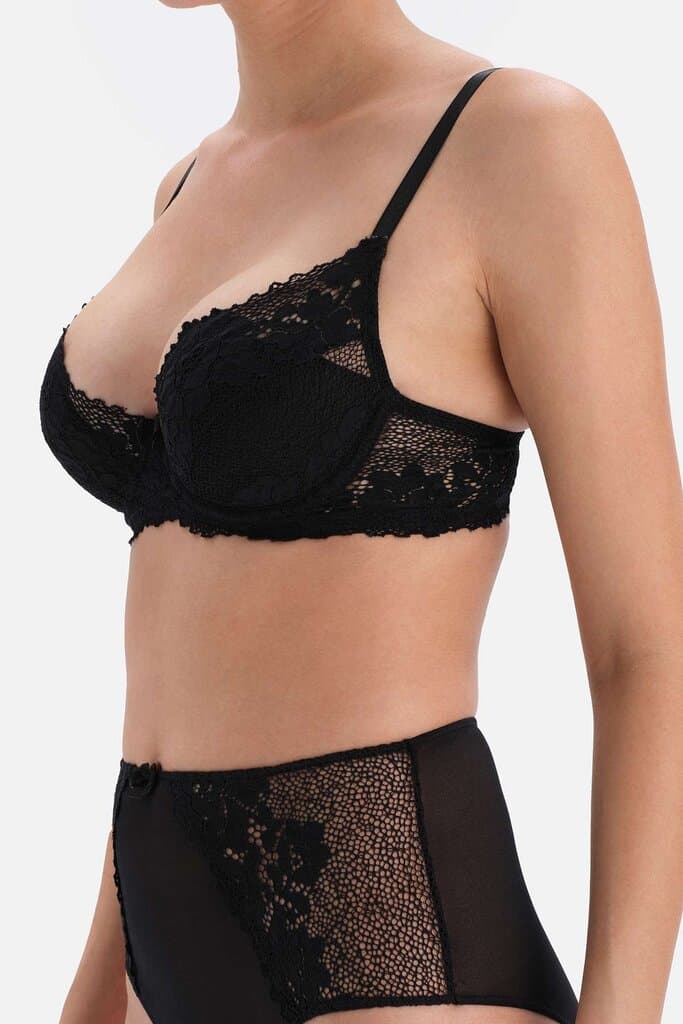 Dagi Black Half-Padded Underwire Bra 3