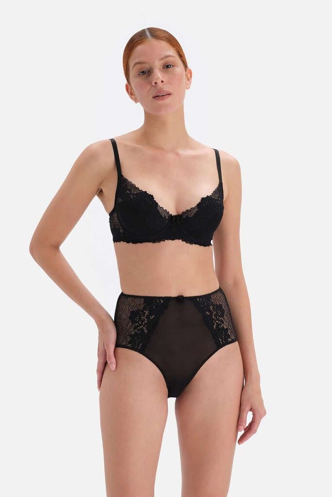 Dagi Black Half-Padded Underwire Bra 4