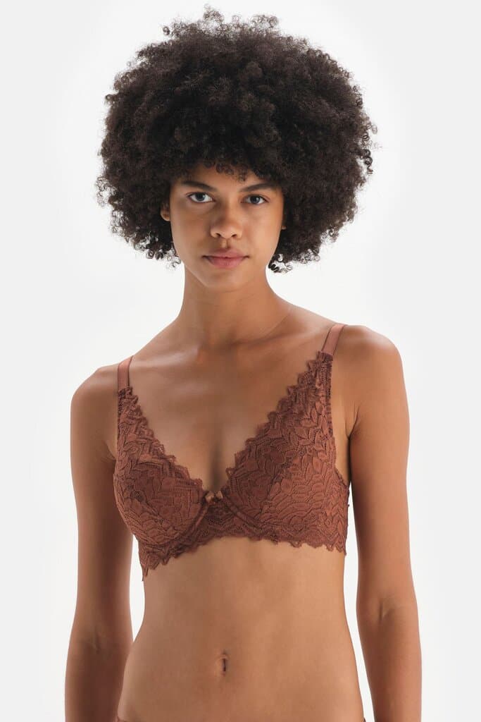 Dagi Brown Balconette Bralette