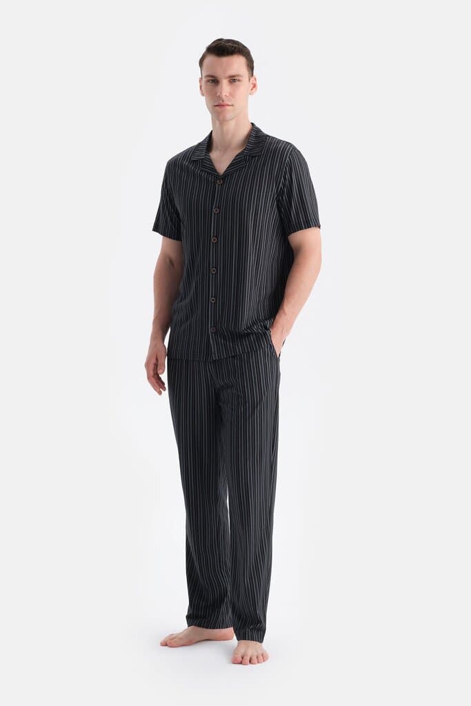 Dagi Multicolor Striped Shirt and Pants Set