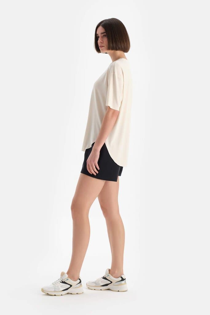 Women's Ecru Dagi Active Modal T-Shirt 3