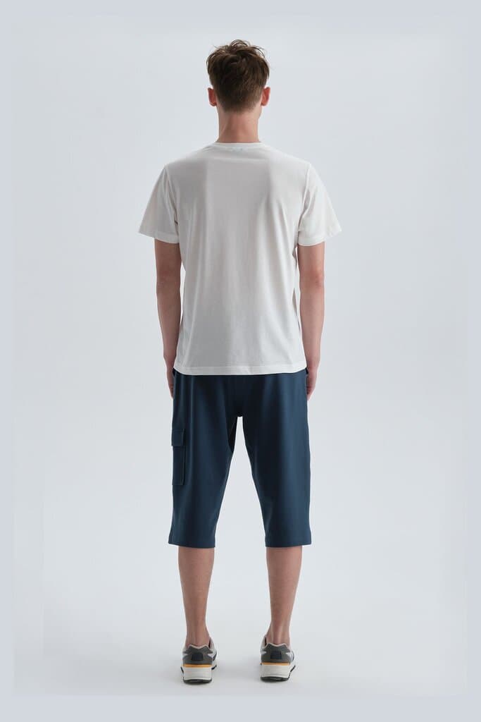 Dagi White Cotton V-Neck T-Shirt 2