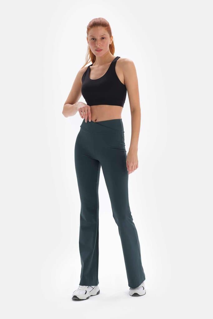 Dagi Petrol Active Wide-Leg Leggings