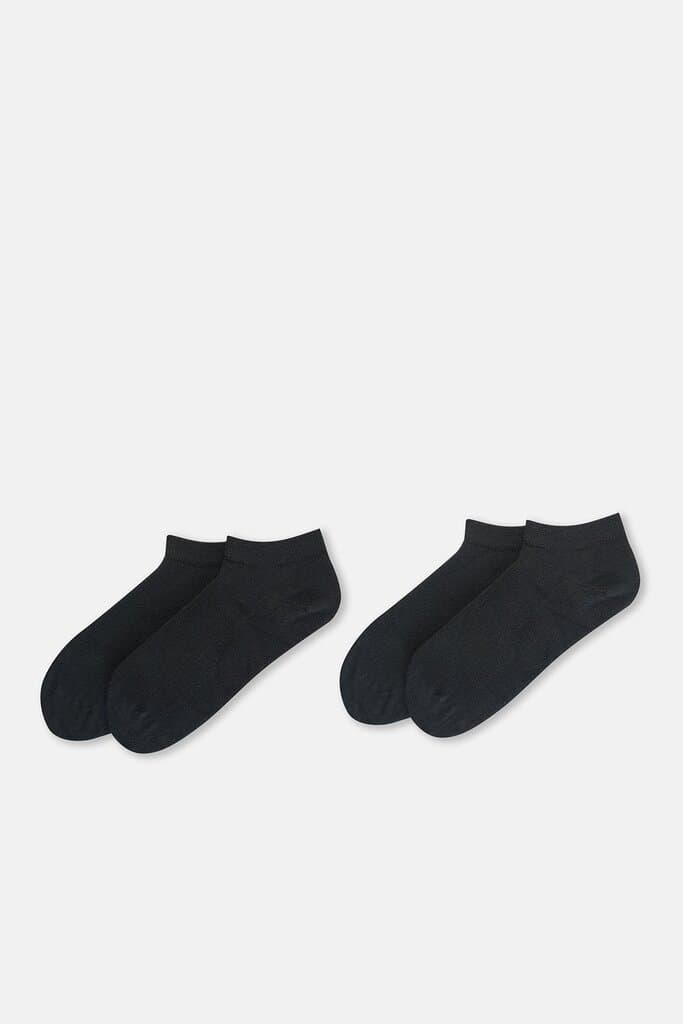 Dagi Men's Black Bamboo Socks - 2 Pack