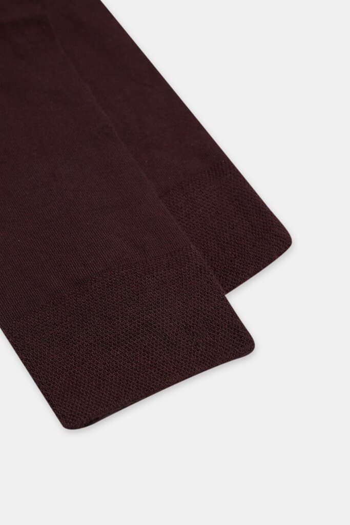 Dagi Men's MicroModal Coffee-Colored Socks 2