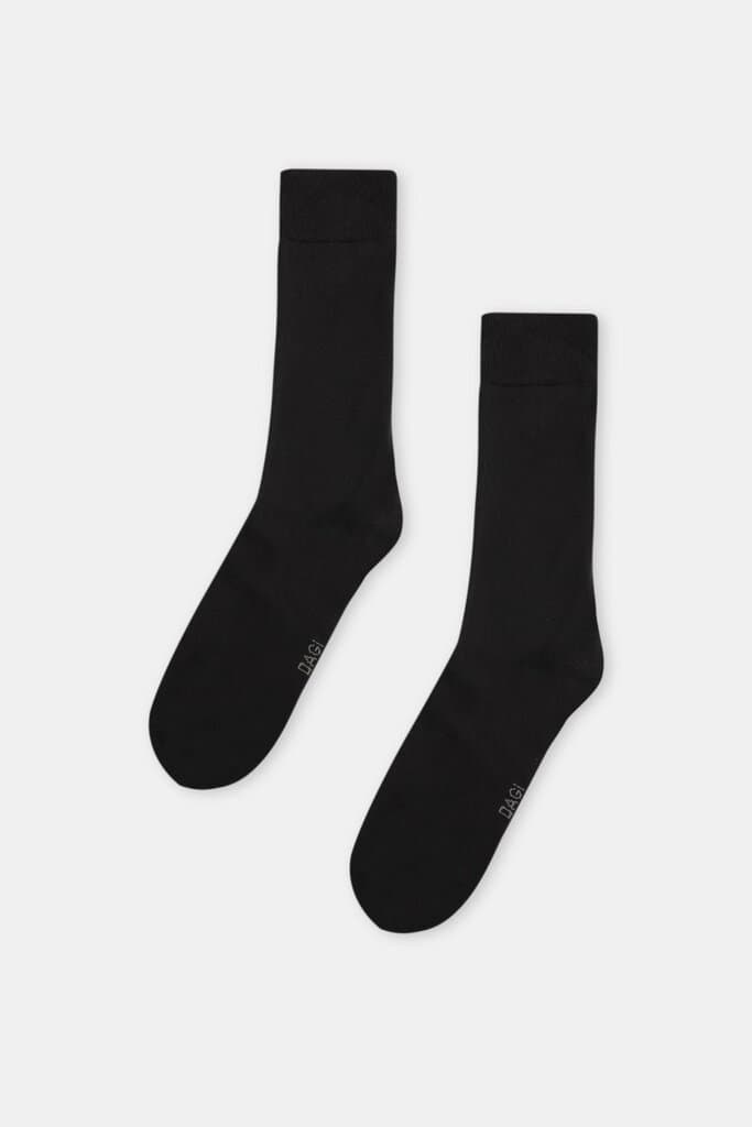 Dagi Men's Black Cotton Socks (2-Pack) 3
